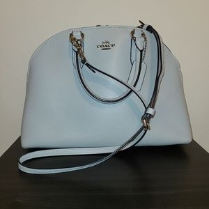 ‼️FREE SHIPPING 🙌🏻💜 COACH purse LIGHT BLUE